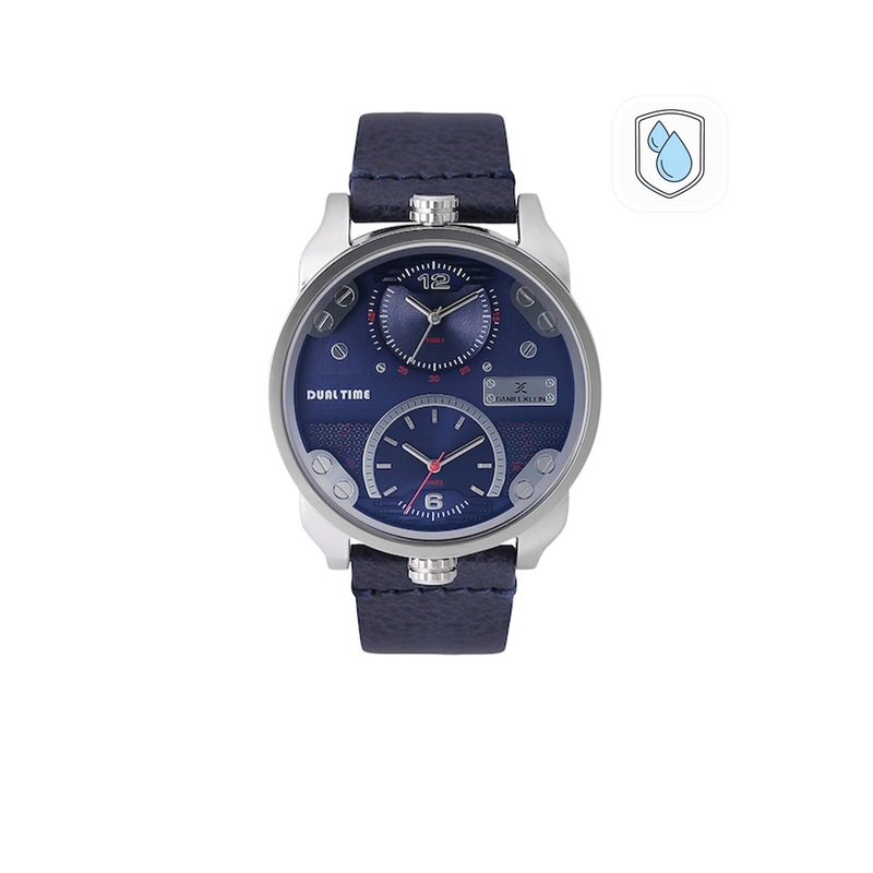 Daniel Klein Premium Men Blue Dual-Time Dial Watch DK11125-2