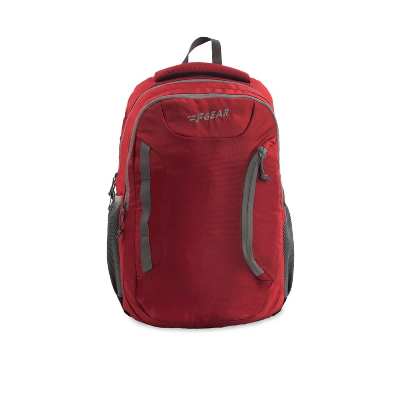 F Gear Unisex Red & Grey Backpack