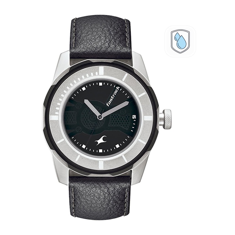 Fastrack Men Black Dial Watch NF3099SL02J