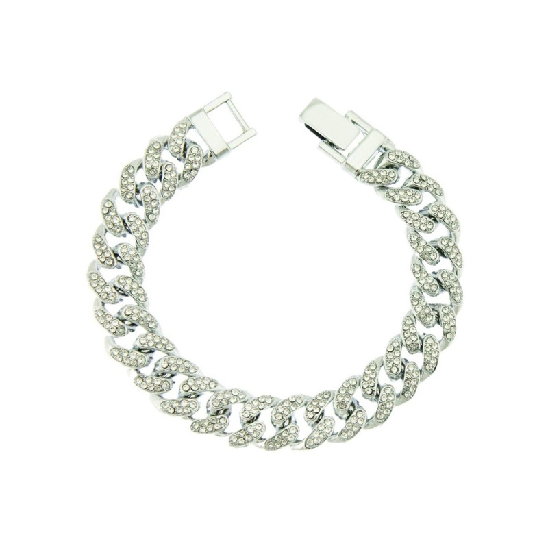 SALTY Men Stainless Steel Link Bracelet