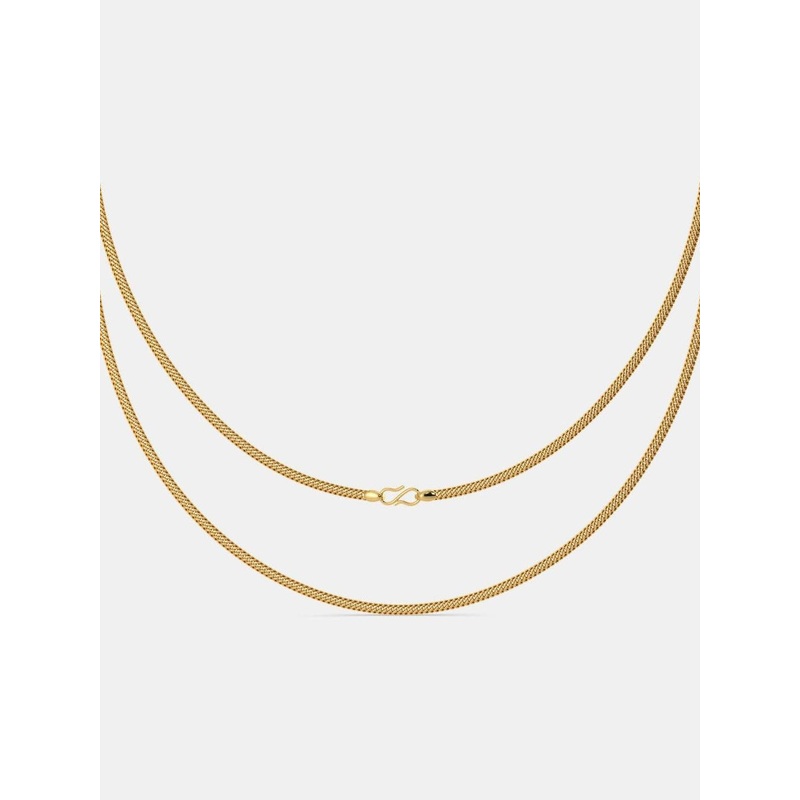 Anek goods Gold-Toned Alloy Minimal Chain