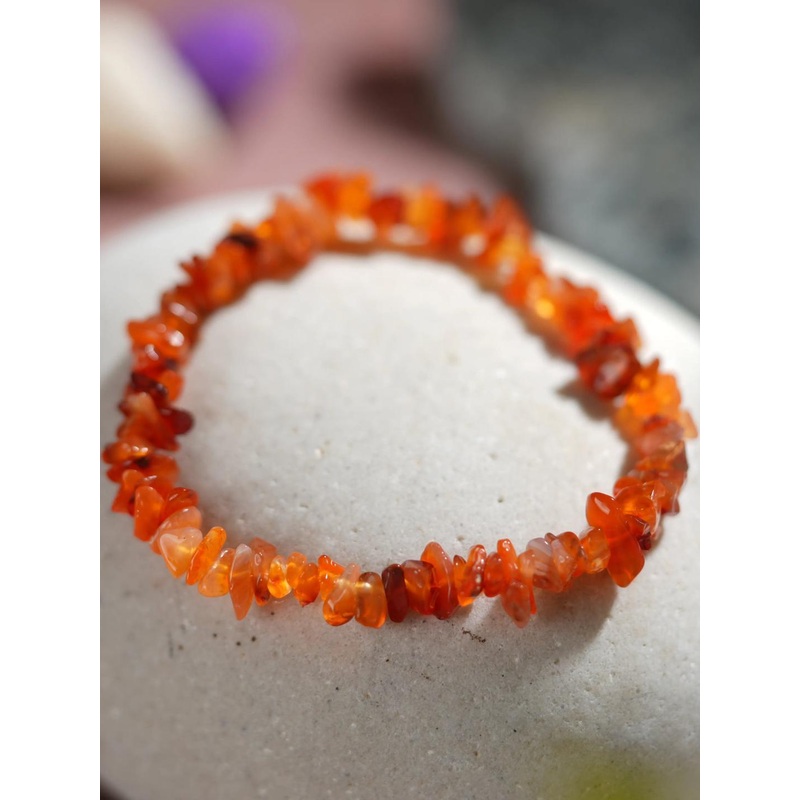 craftNyou Unisex Carnelian Bracelet