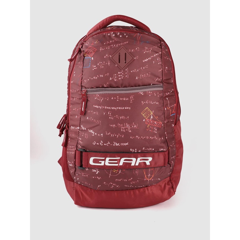 Gear Unisex Typography Printed Laptop Backpack 30L