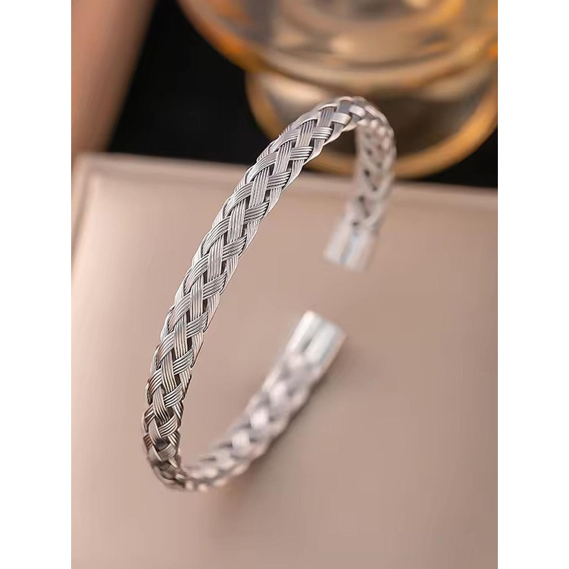 Heer Collection Men Stainless Steel Cuff Bracelet