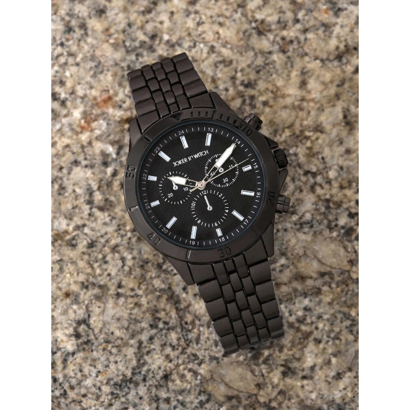 JOKER & WITCH Men Embellished Dial & Bracelet Style Straps Analogue Watch AMWW677