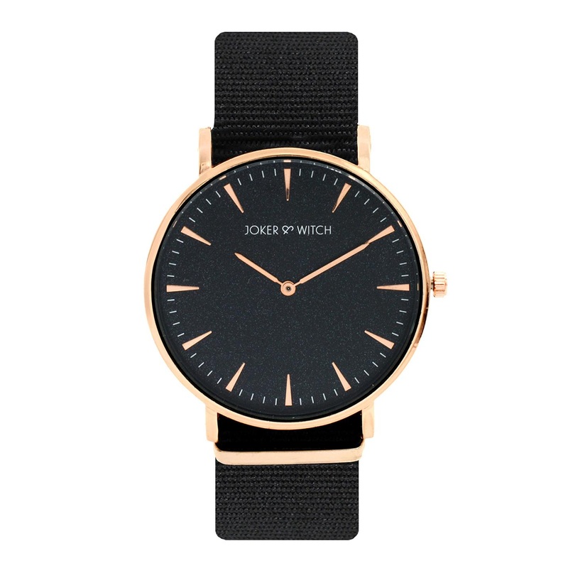 JOKER & WITCH Unisex Black Analogue Watch AMWW336