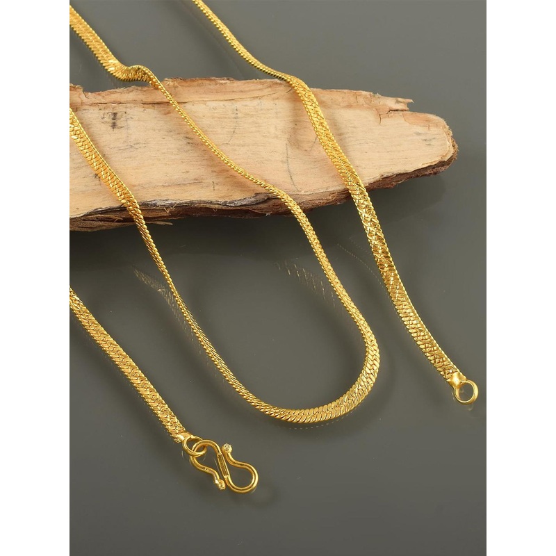 MEMOIR Brass Gold-Plated Minimal Chain