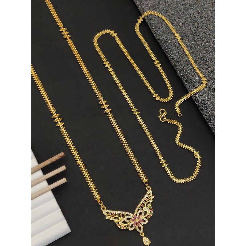 Princy Enterprise Gold-Plated Brass Necklace