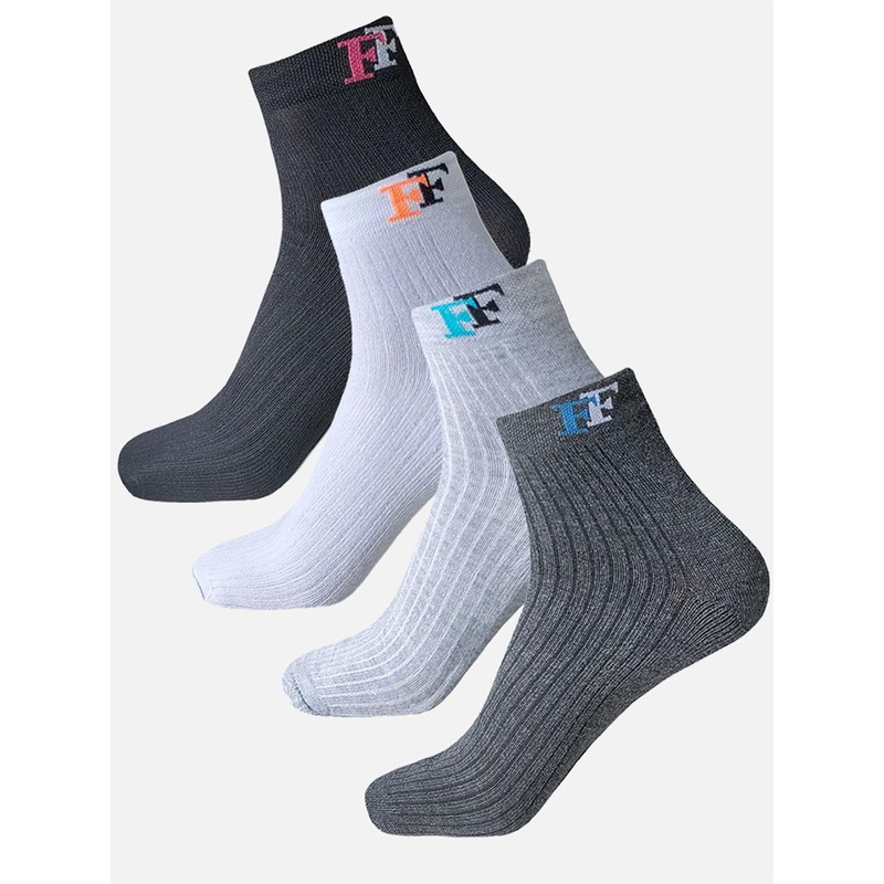 StyFun Men Pack Of 4 Ankle-Length Socks
