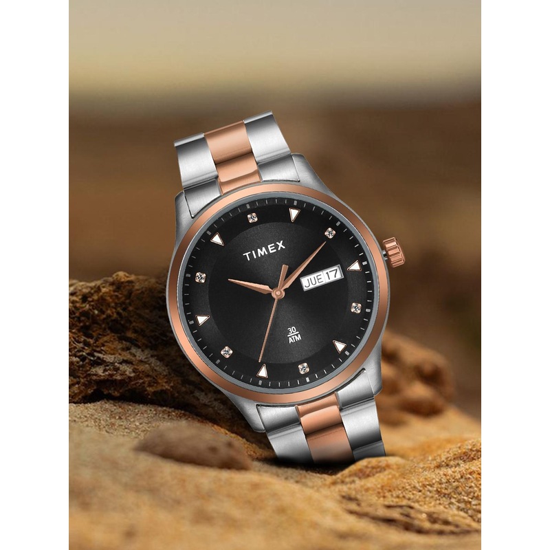 Timex Men Day-Date Bracelet Style Straps Analogue Watch TWTG65SMU19