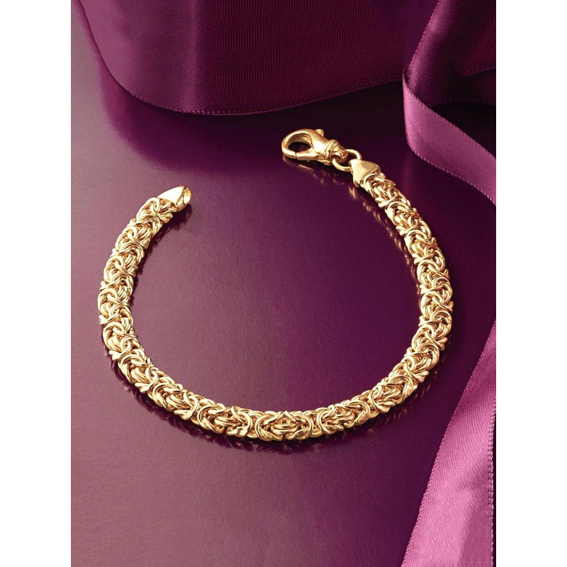 Yellow Chimes Men Gold-Toned Gold-Plated Link Bracelet