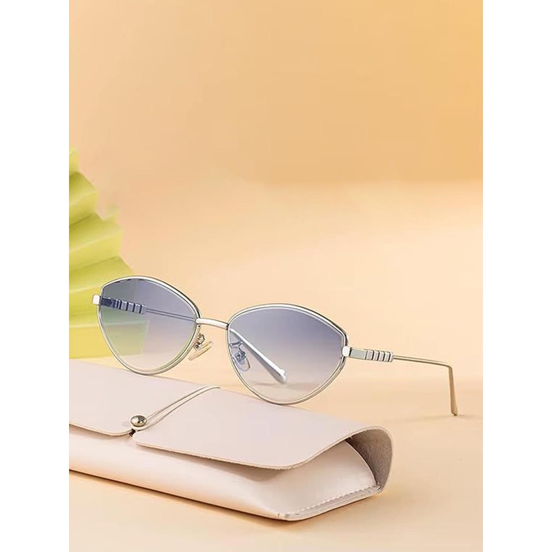 AUGEN Unisex Full Rim UV Protected Lens Oval Sunglasses VI-SG-229-C4