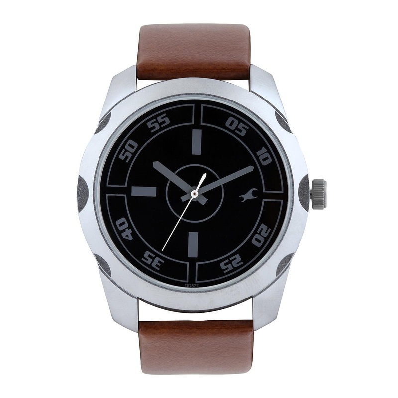 Fastrack Men Black Dial Watch 3123SL03