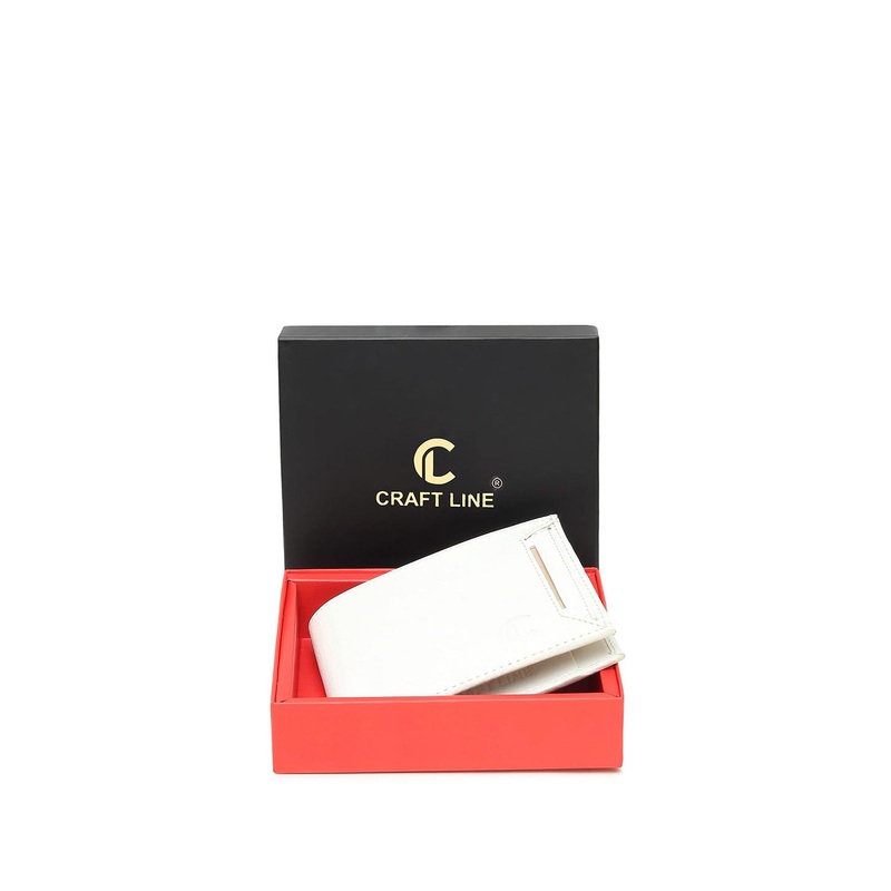 JND Men Kiss Clasp Closure Two Fold Wallet