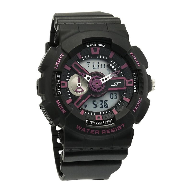 Sonata Men Printed Dial & Straps Analogue and Digital Watch 77132PP06W