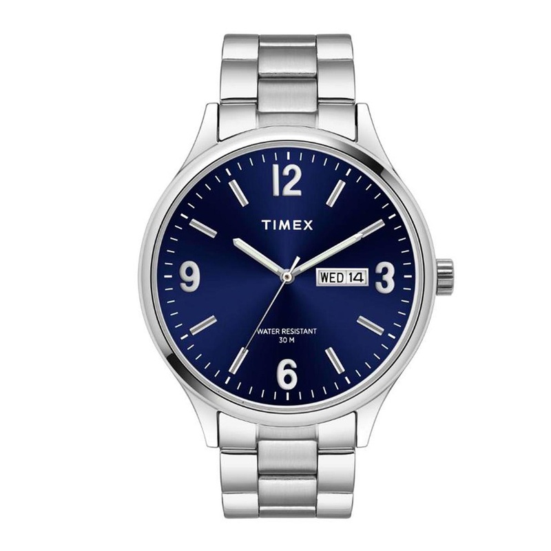 Timex Men Brass Dial & Stainless Steel Bracelet Style Straps Analogue Watch TWEG18420