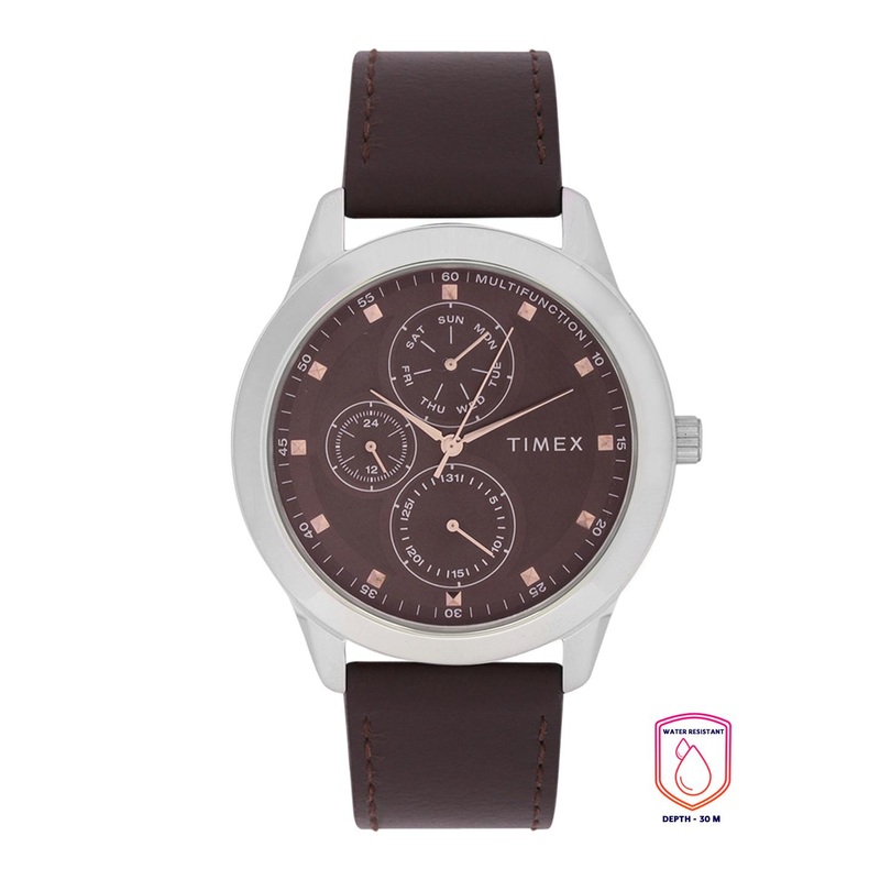 Timex Men Brown Multifunction Analogue Watch – TWEG18501