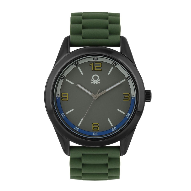 United Colors of Benetton Men Brass Dial & Straps Analogue Watch UWUCG0206