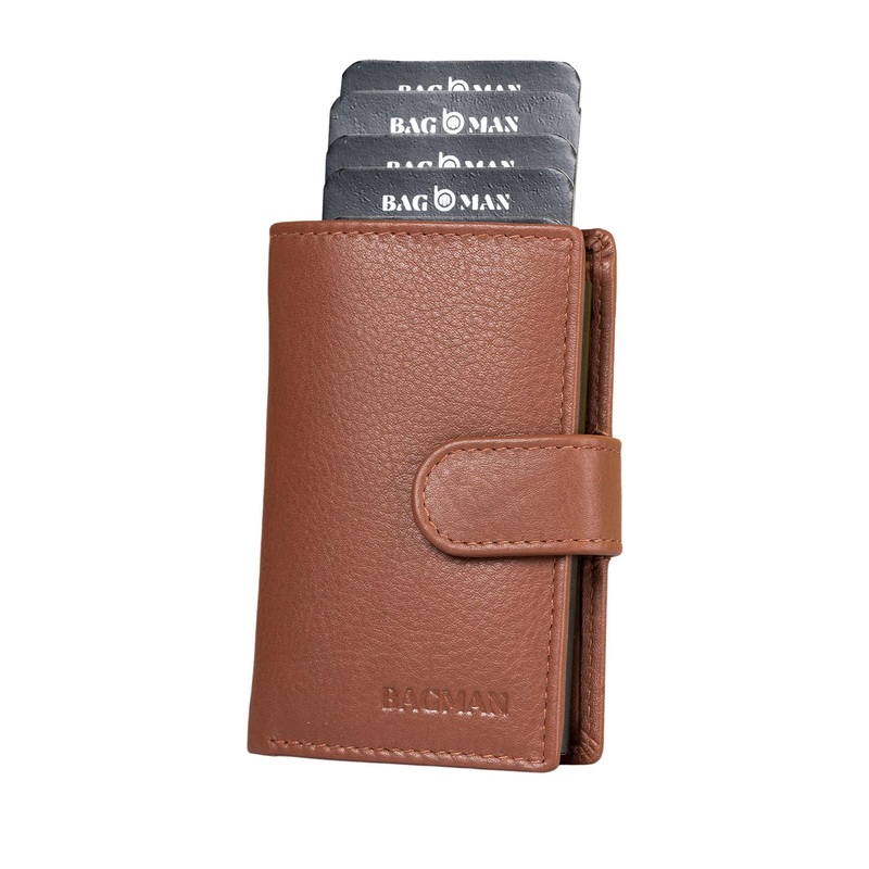 BAGMAN Men RFIDLeather Card Holder