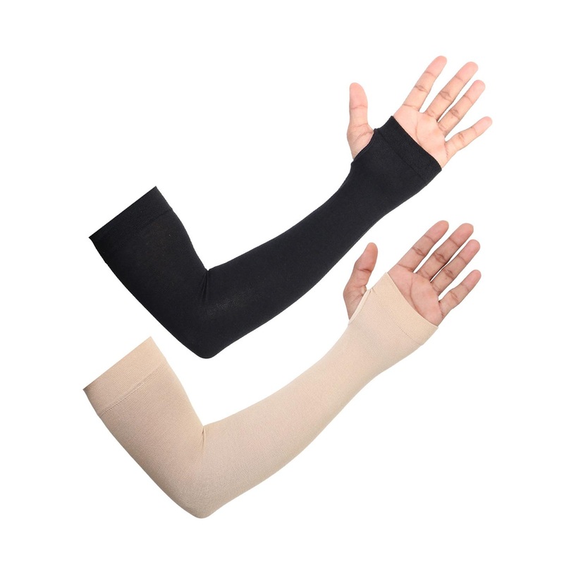 Bonjour Unisex Pack Of 2 UPF 50 Protection Pure Cotton Sports Gloves