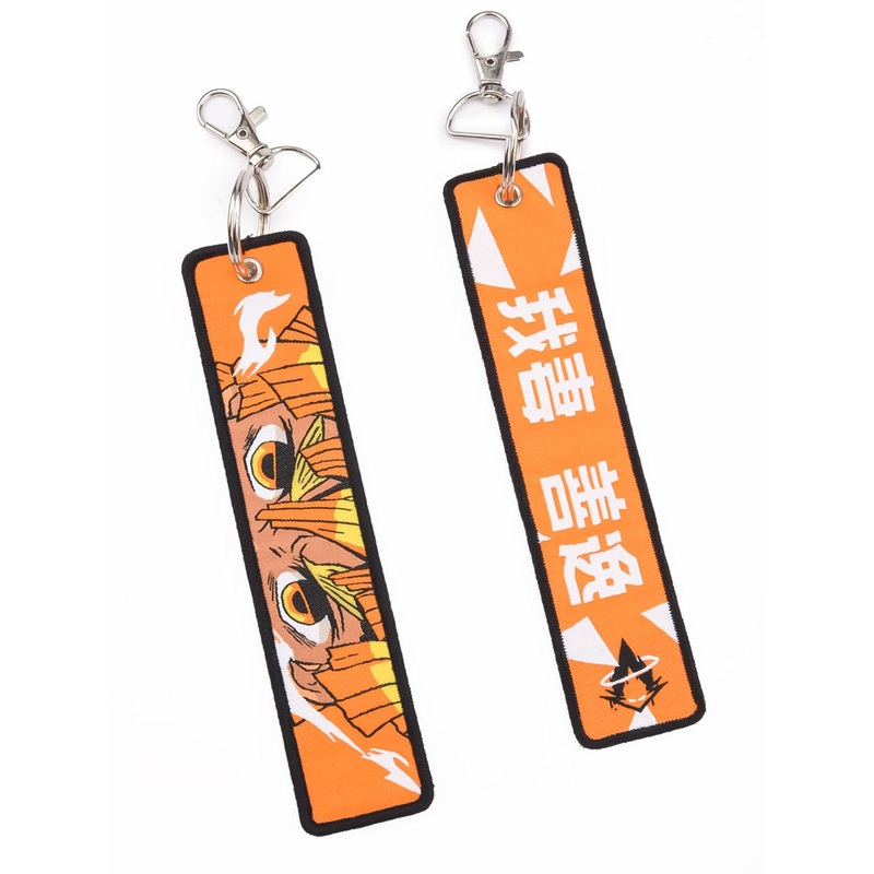 COMICSENSE Demon Slayer Anime Inspired Thunder Slayer Double Sided Woven Key chain
