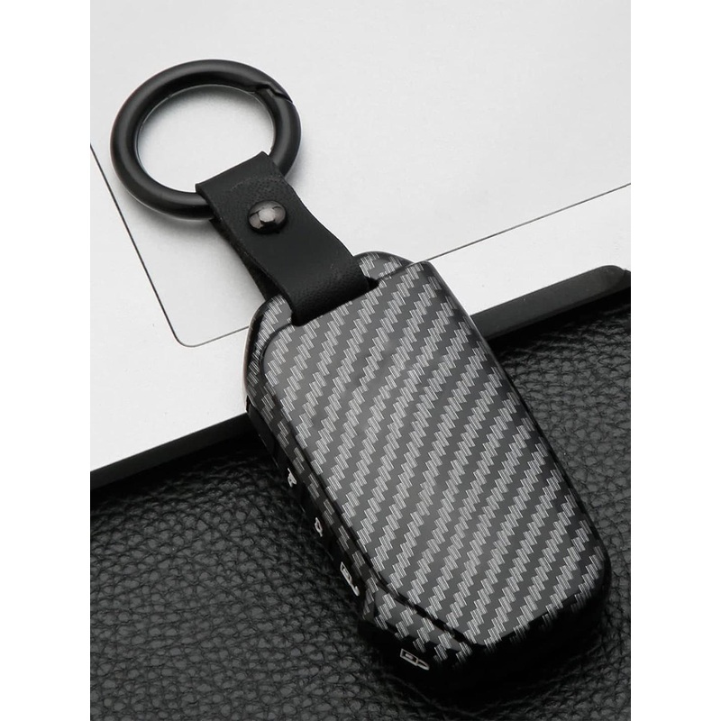 CONTACTS Unisex Textured Kia Remote Cover Case  Key chain