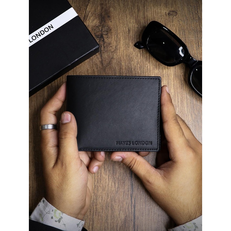 Hayes London Men Wallets Genuine Leather with RFID Blocking