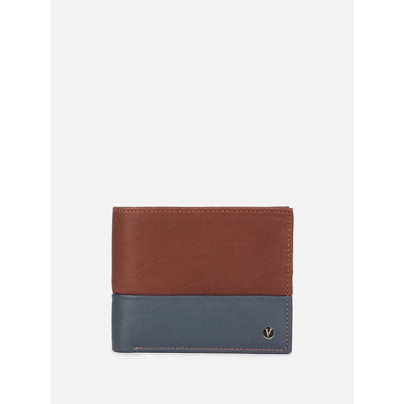 Van Heusen Men Colourblocked Leather Two Fold Wallet