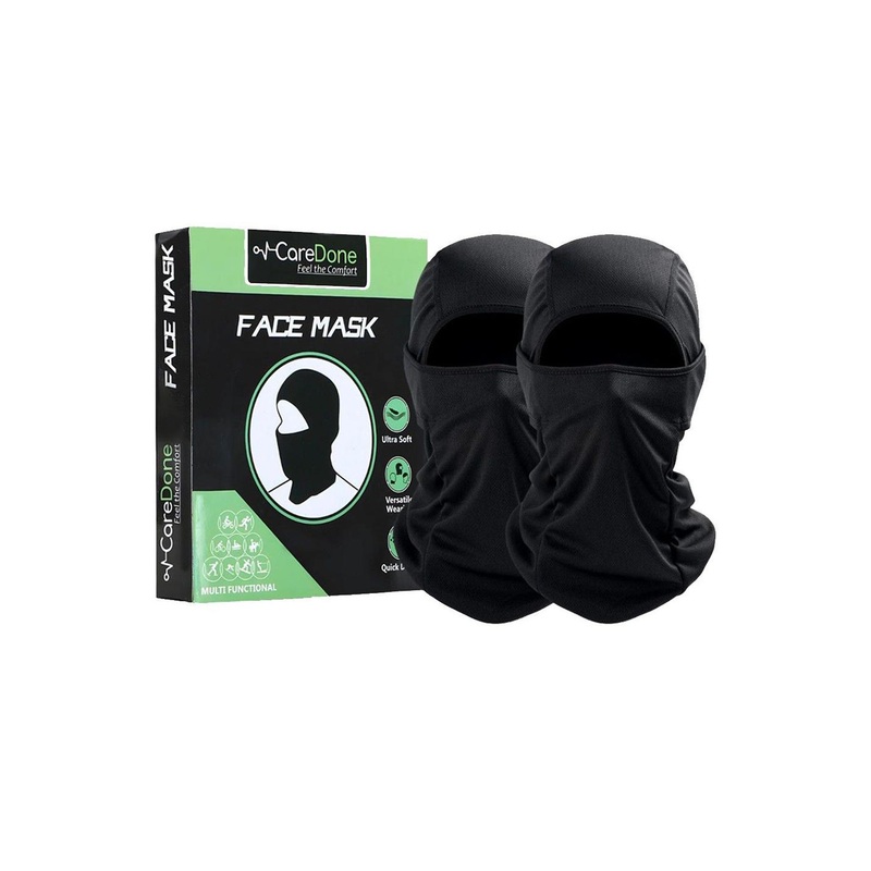 CareDone Men Pack Of 2 Reusable Bike Riding Dust Protection Face Mask