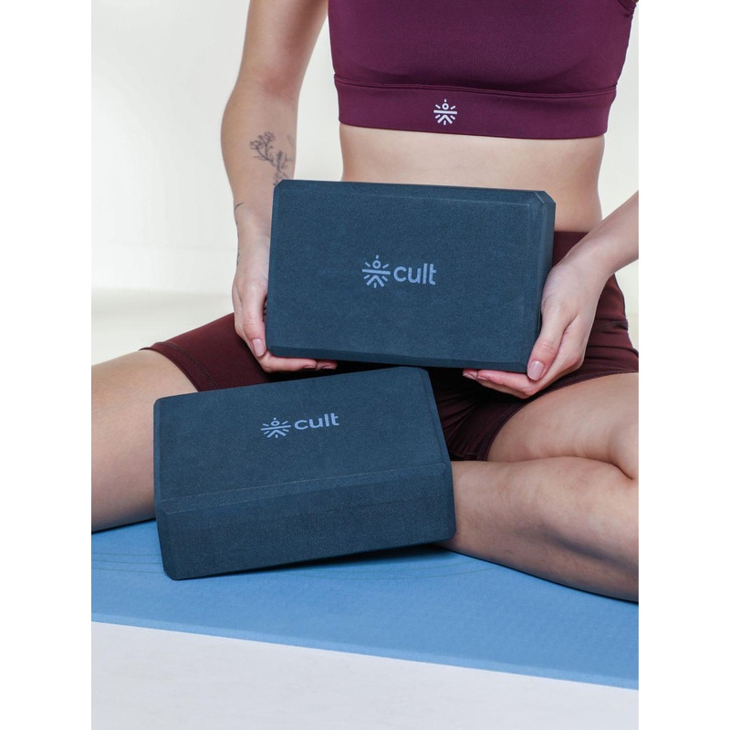 CULT Pack of 2 EVA 80MM Yoga Blocks