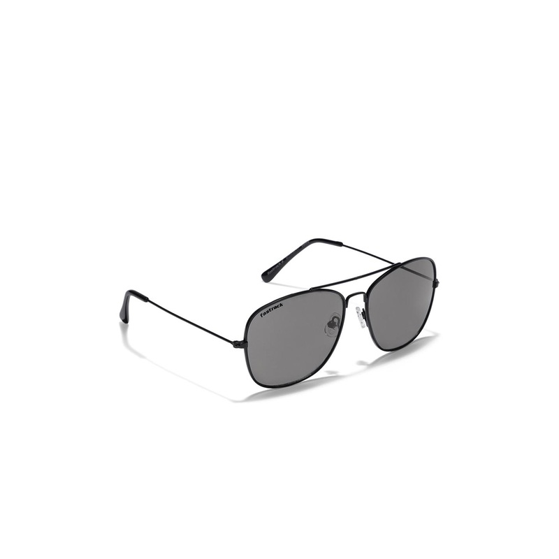 Fastrack Unisex Rectangle Sunglasses With UV Protected Lens-M254BK5V