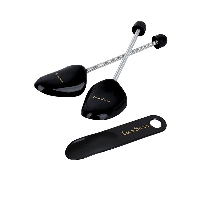 LOUIS STITCH Shoe Tree and Shoe Horn Premium Shoe Care Combo