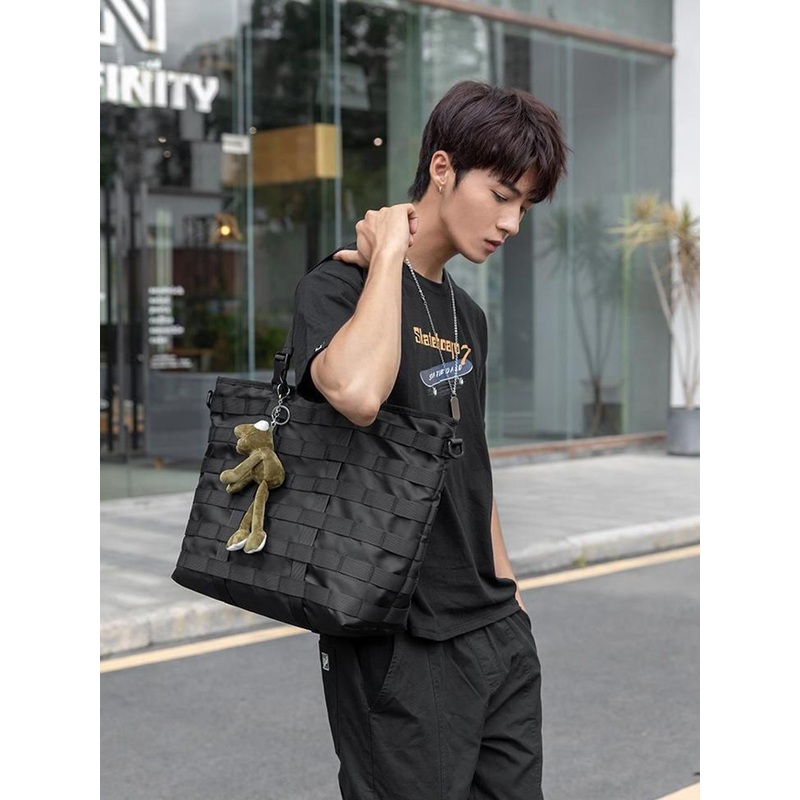 Mast & Harbour Men Solid Crossbody Handheld Bag