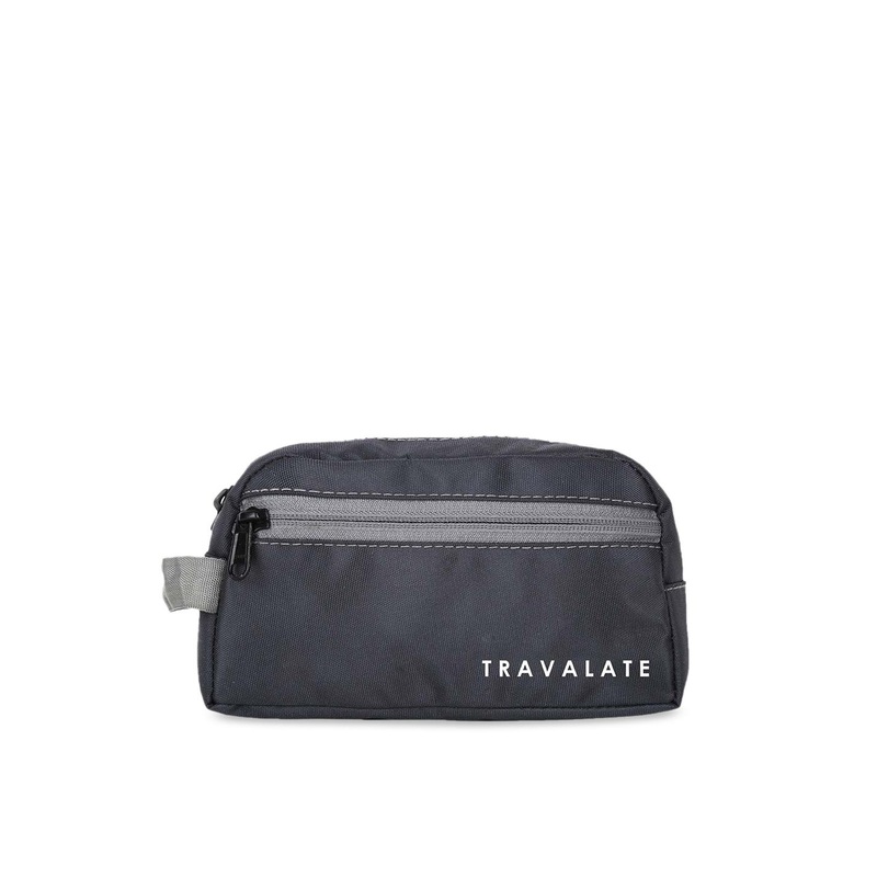 TRAVALATE Charcoal Grey Travel Toiletry Kit