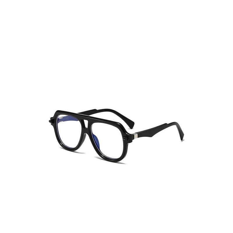 AUGEN Unisex Clear Lens & Gold-Toned Aviator Sunglasses with