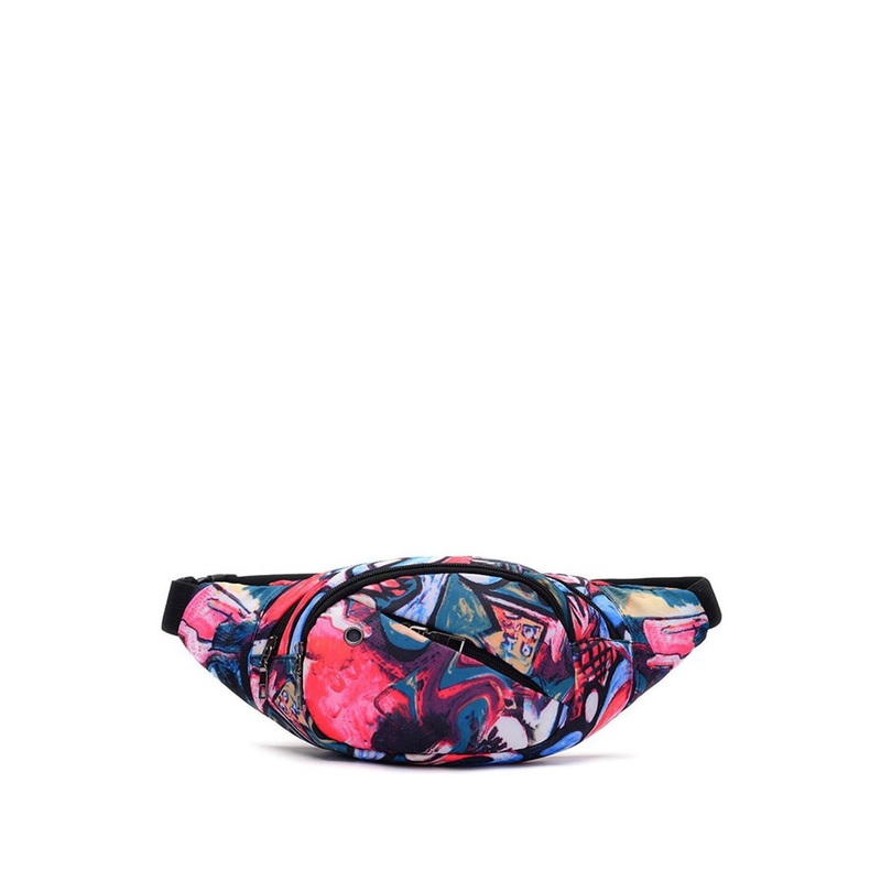 Diva Dale Unisex Water-Resistant Printed Waist Pouch