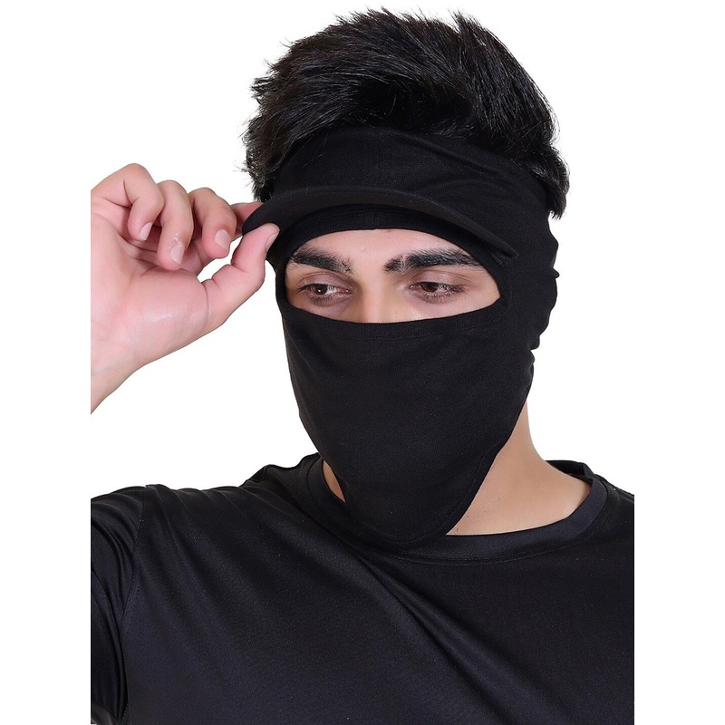 Gajraj Cotton Strechable Full Face Masks With Visor