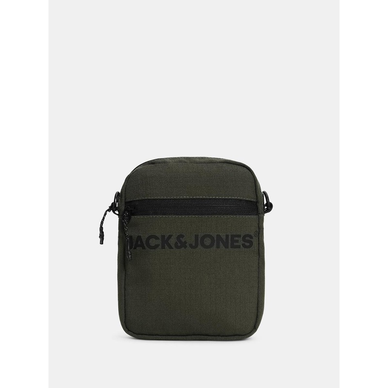Jack & Jones Men Brand Logo Printed Crossbody Sling Bag