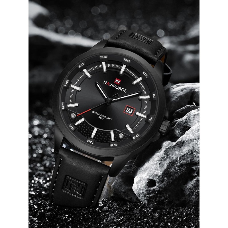 Naviforce Men Dial & Leather Straps Analogue Watch NF9248L_B B B