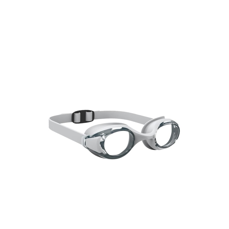 Decathlon NABAIJI Adult Grey UV Protected Anti-Fogging Adjustable Swimming Goggles