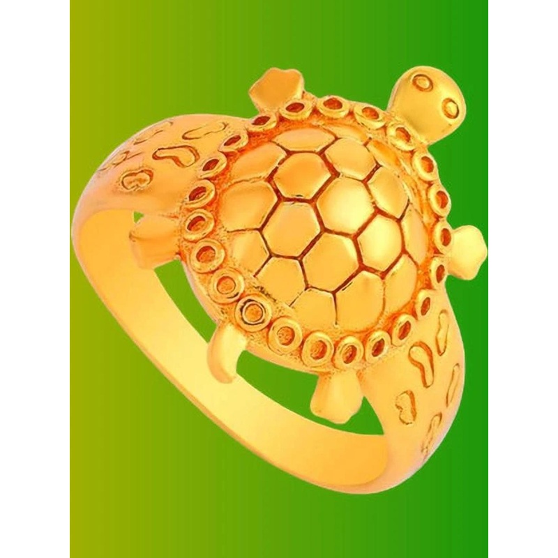 Dynamic Retail Global Gold Plated Tortoise Ring