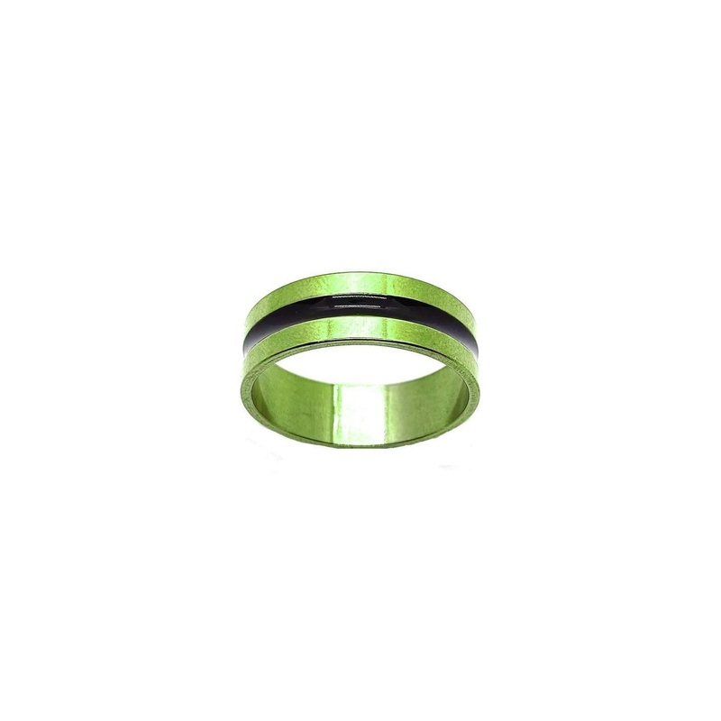 Dynamic Retail Global Set 1 Ring for Men & Women, Green Alloy Ring ()