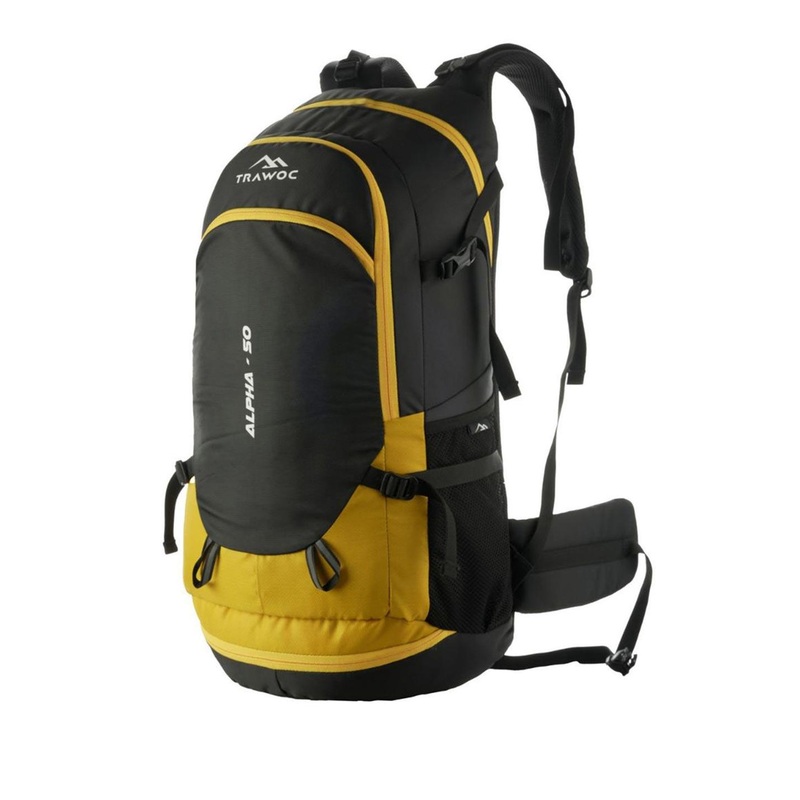 TRAWOC ALPHA Unisex Solid 50L Rucksack For Trekking Camping & Hiking