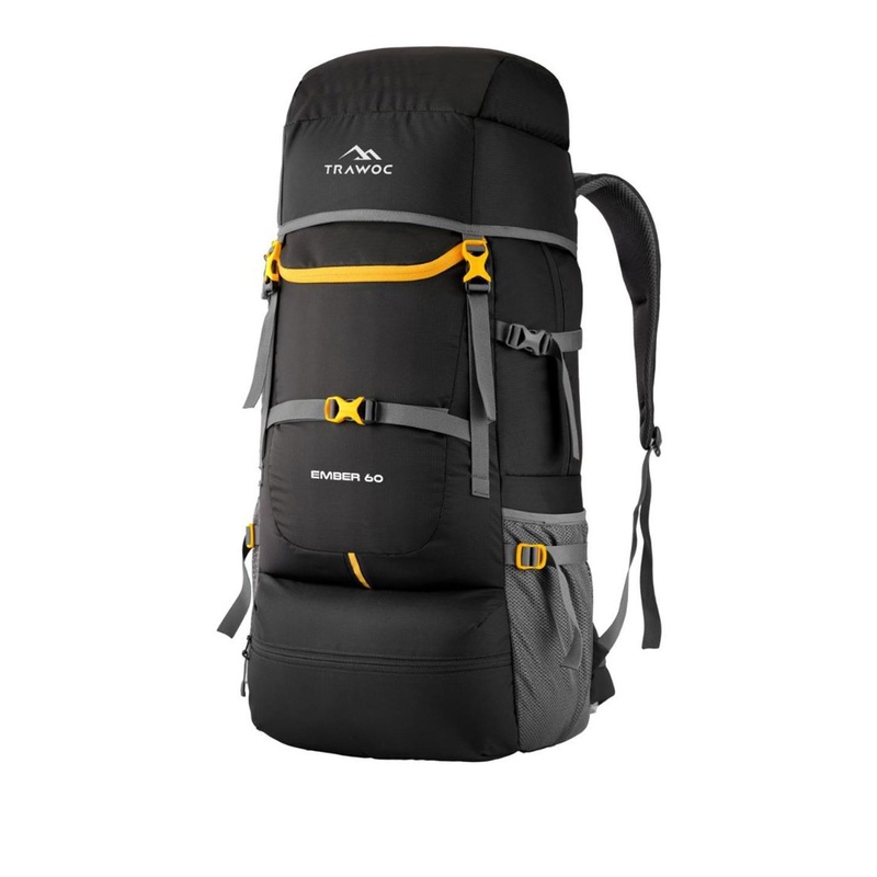 TRAWOC EMBER Solid 60L Rucksacks For Camping Hiking Trekking