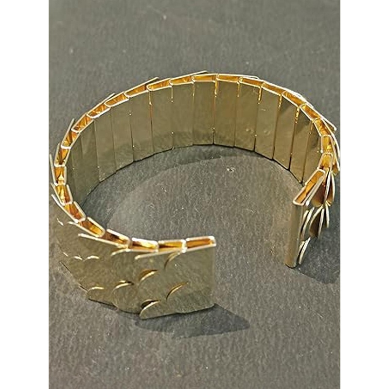 19TH JULY JEWELS Unisex Gold-Plated Bangle-Style Bracelet