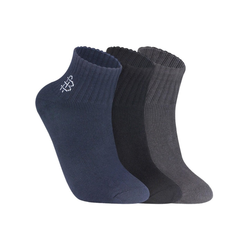 Bonjour Men Pack of 3 Ankle Length Socks
