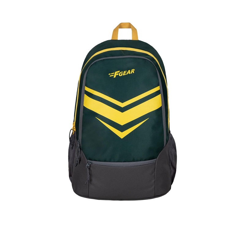 F Gear Unisex Striped Contrast Detail Backpack