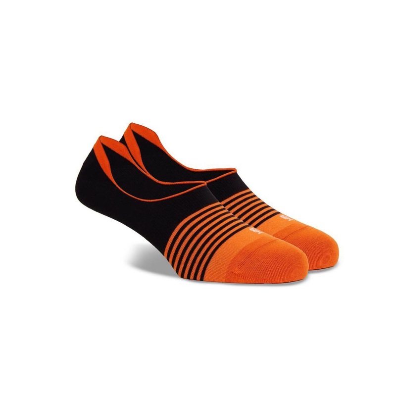 SockSoho Lava Edition Men Striped No-Show Socks