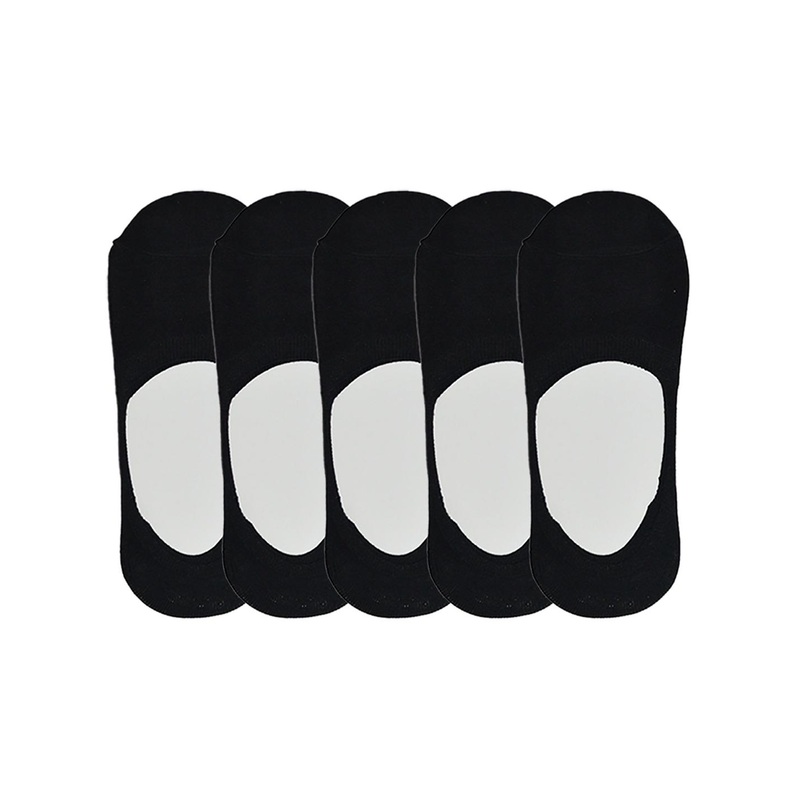 BAESD Men Pack Of 5 Cotton Loafer Socks