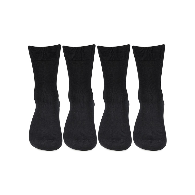 Bonjour Men Set of 4 Black Socks